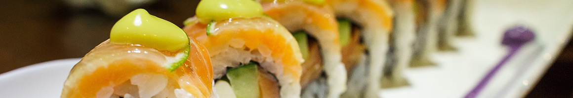 Eating Japanese at Kiko Japan Express restaurant in Knightdale, NC.